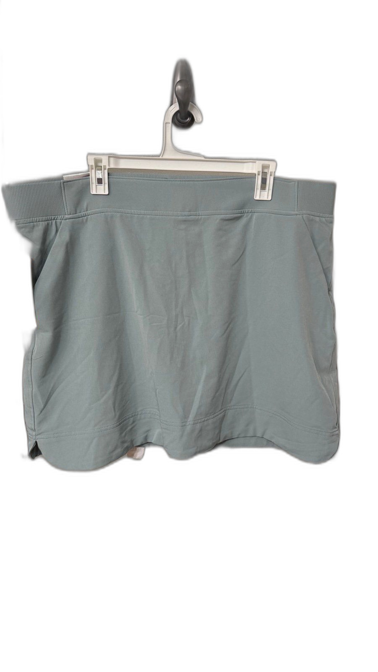 32 Degrees Cool Skort Silver Blue XXL NWT